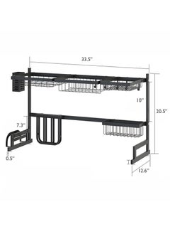 Over Sink Drying Rack, Galsor 2 Tier Stainless Steel Over The Sink