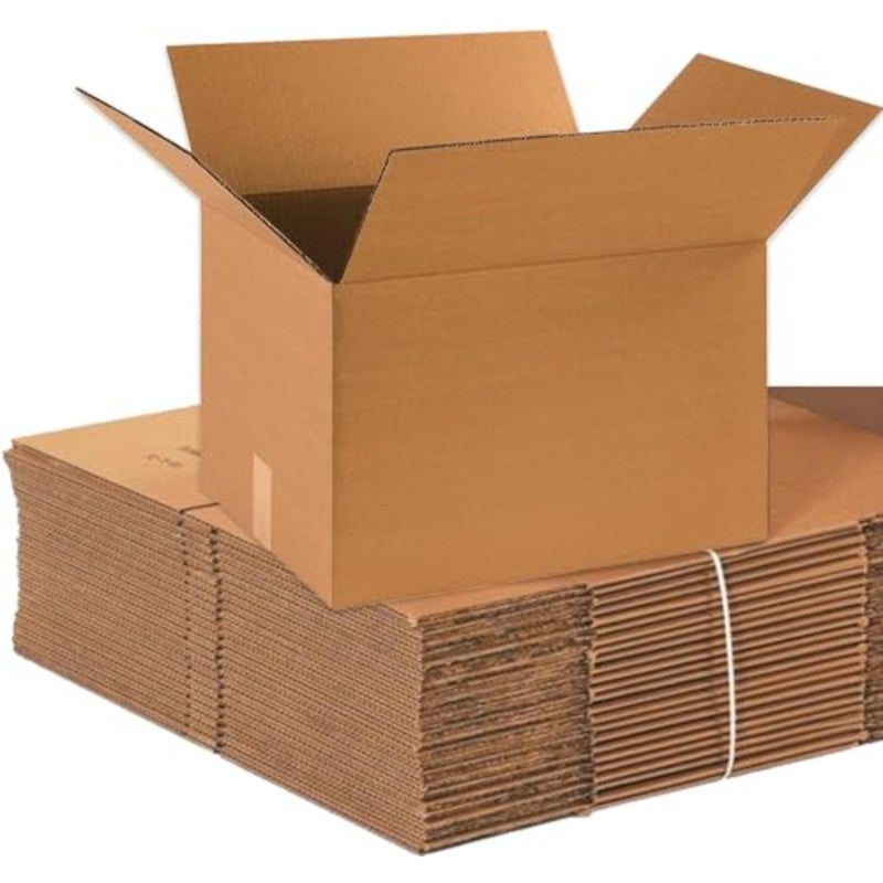 3 ply Moving Boxes Medium 46 x 36 x 31 cm 10-Pack Corrugated Cardboard Box for Mailing, Packing, Packaging, Shipping and Storage - Cartoon Capacity 30kg - Image 1
