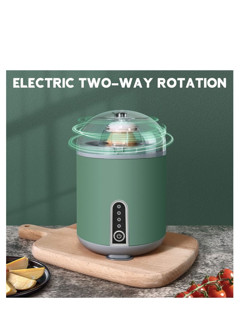 Excefore Electric Egg Yolk Mixer, Boiled Golden Egg Separator, Wireless Egg Spinning Maker, Egg Scrambler in Shell Shaker with USB Charger, for Home Kitchen Cooking Baking Mixing Egg (Green) - Image 4
