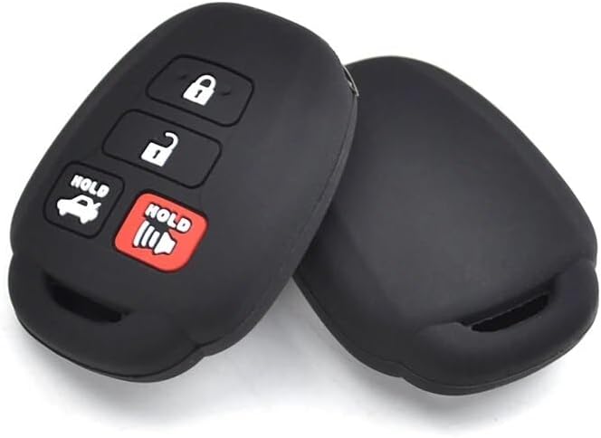 QASULER Silicone Key Fob Cover for Toyota - Image 4