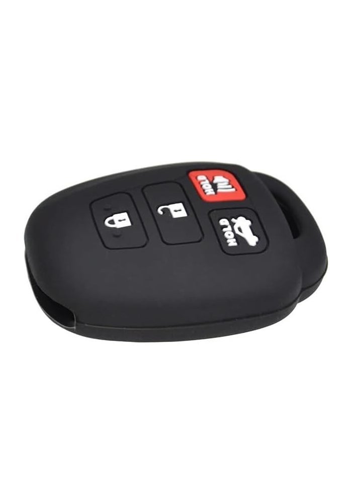 QASULER Silicone Key Fob Cover for Toyota - Image 3
