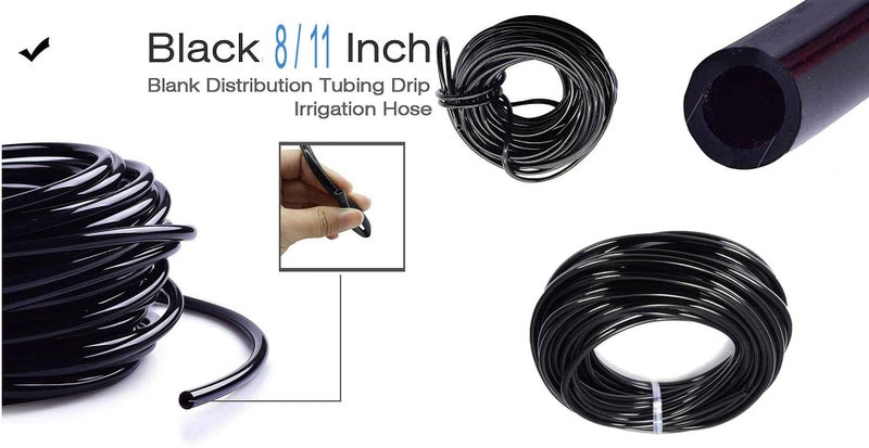 DIY Crafts 4 Meter., 1/4 PVC Pipe., Watering Tubing Hose 1/4 inch 8mm Pipe Garden Drip Pipe PVC Hose Irrigation System Watering Systems for Greenhouses Agriculture,La (4 Meter., 1/4 PVC Pipe.) - Image 2