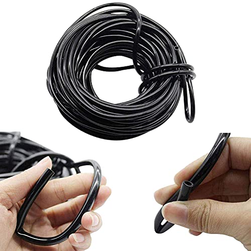 DIY Crafts 4 Meter., 1/4 PVC Pipe., Watering Tubing Hose 1/4 inch 8mm Pipe Garden Drip Pipe PVC Hose Irrigation System Watering Systems for Greenhouses Agriculture,La (4 Meter., 1/4 PVC Pipe.) - Image 1