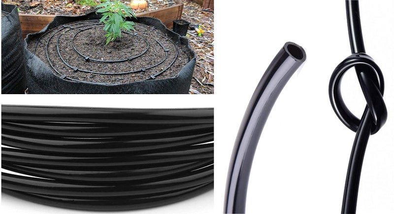 DIY Crafts 4 Meter., 1/4 PVC Pipe., Watering Tubing Hose 1/4 inch 8mm Pipe Garden Drip Pipe PVC Hose Irrigation System Watering Systems for Greenhouses Agriculture,La (4 Meter., 1/4 PVC Pipe.) - Image 5