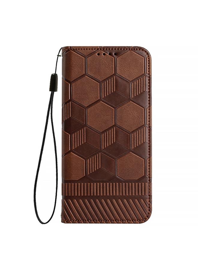 Zaboon Case For iPhone 13 Pro Football Texture Magnetic Leather Flip Phone Case - Image 2