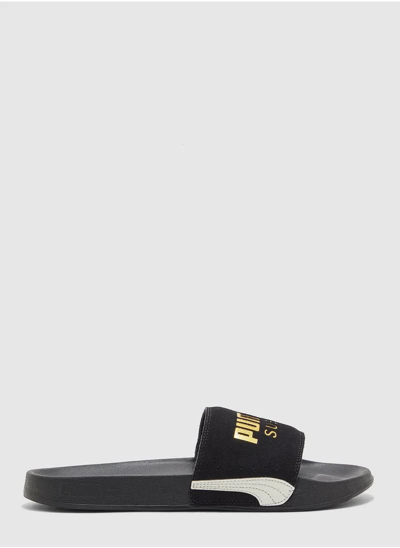 PUMA Leadcat FTR Suede Classics Slides