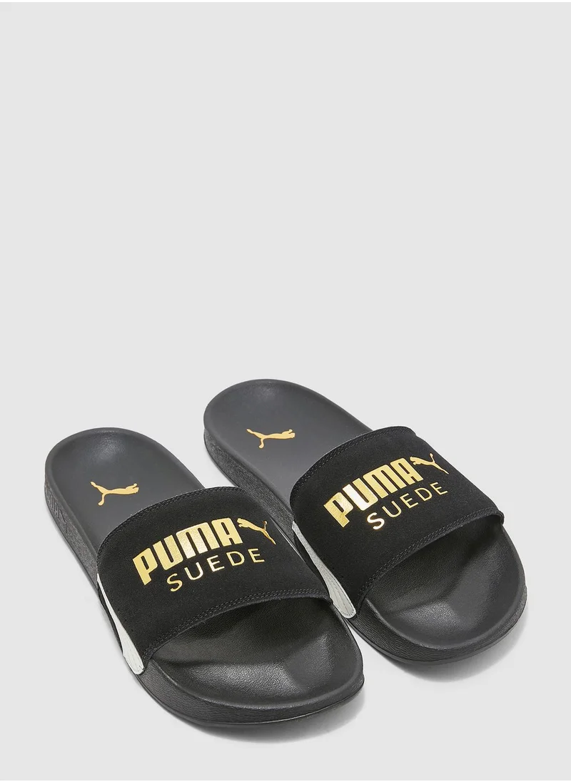 PUMA Leadcat FTR Suede Classics Slides
