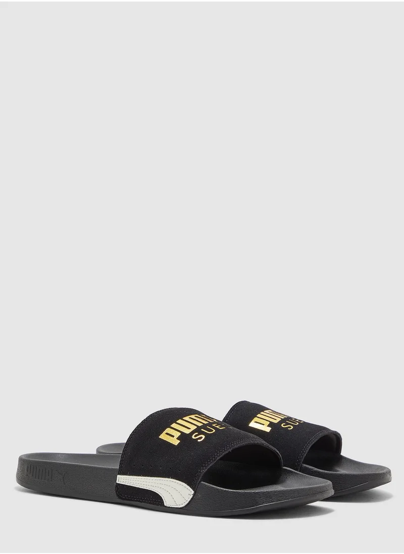PUMA Leadcat FTR Suede Classics Slides