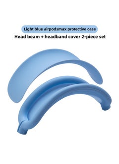 For Apple Airpods Max Silicone Head Beam Protective Cover Beam Dust-proof Bluetooth Headset Ear Movers-Specifications:light Blue Head Beam Cross Beam