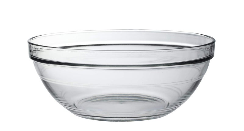 Duralex LYS Clear Stackable Bowl 26 cm 1 Pcs - 3.45 LTR (2029AF), Transparent, Medium - Image 1