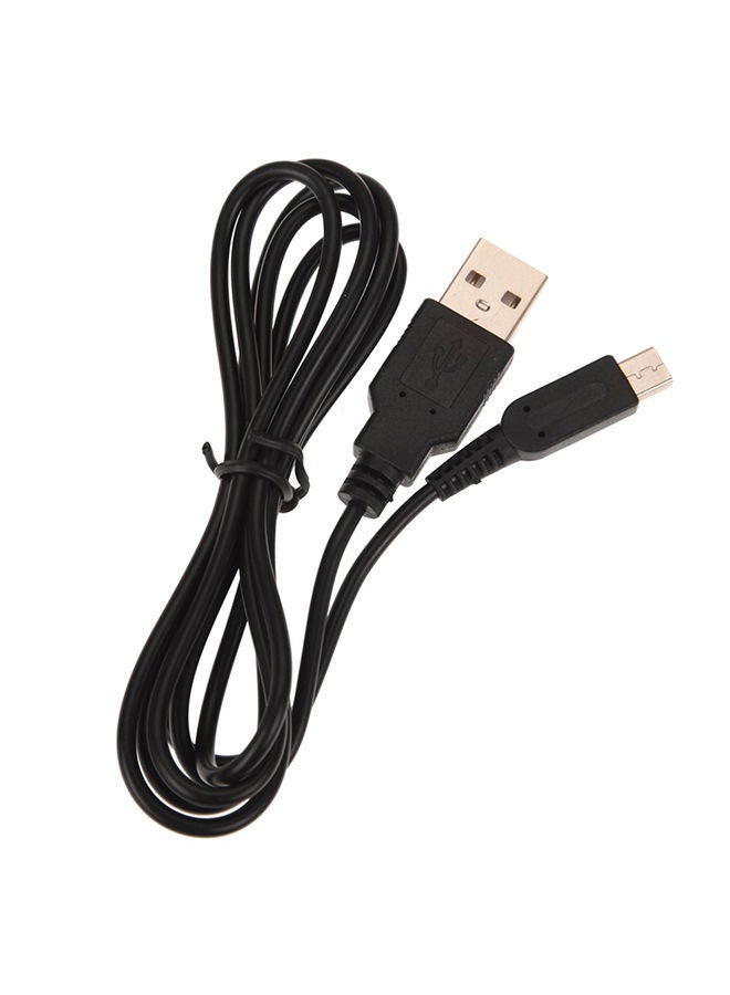 NIBEMINENT USB Power Cable Charging Cord For Nintendo 3DS/Dsi/NDSI Black  - Image 3