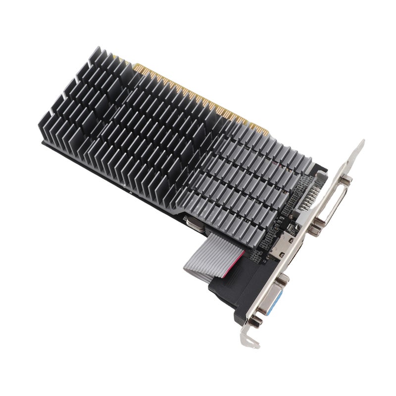 بطاقة رسومات GT710 4G GDDR3 تدعم واجهات DVI و VGA وواجهات الوسائط المتعددة العالية الدقة، و64 بت، دقة 3840x2160، بطاقة رسومات ألعاب لأجهزة سطح المكتب - Image 1