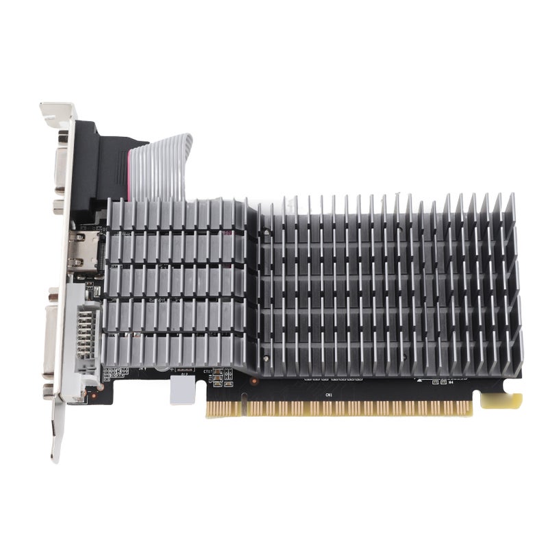 بطاقة رسومات GT710 4G GDDR3 تدعم واجهات DVI و VGA وواجهات الوسائط المتعددة العالية الدقة، و64 بت، دقة 3840x2160، بطاقة رسومات ألعاب لأجهزة سطح المكتب - Image 5