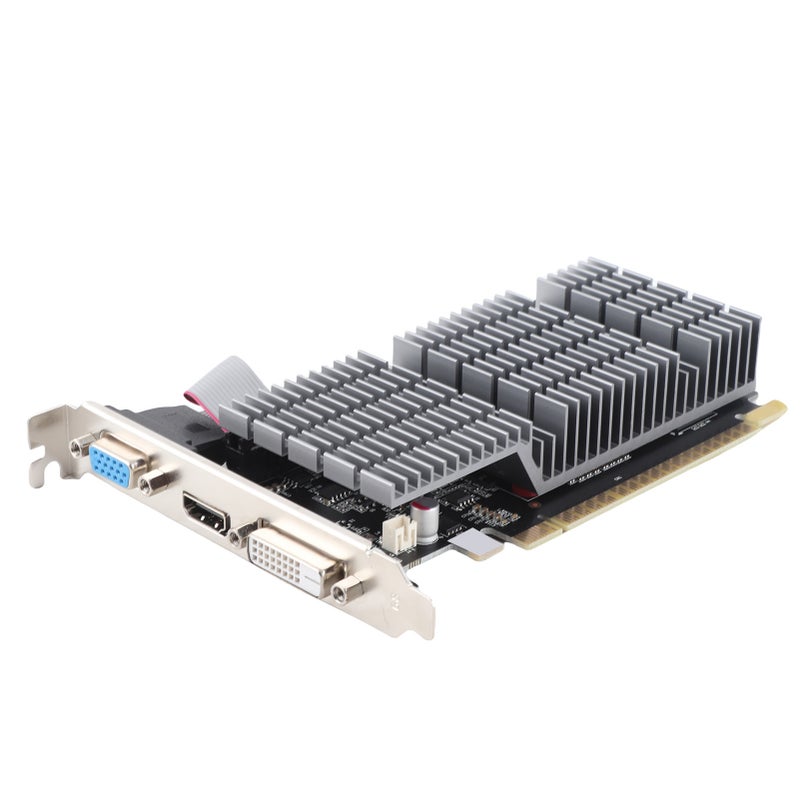 بطاقة رسومات GT710 4G GDDR3 تدعم واجهات DVI و VGA وواجهات الوسائط المتعددة العالية الدقة، و64 بت، دقة 3840x2160، بطاقة رسومات ألعاب لأجهزة سطح المكتب - Image 2