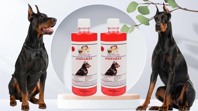 SWACCH Shampoo Specially FORMULATED for German Shepherd 500ML Pack of 2 Strawberry - Image 2