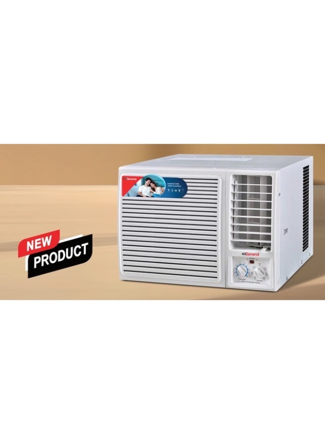 PRO GENERAL 2 Ton Rotary Window  AC, Highly Efficient Cooling Air Conditioner with T3 Tropical Compressor, R410a Gas, Optimised Air flow, Eco grill design, Low Noise,  PRG24WAC - WHITE - Image 3