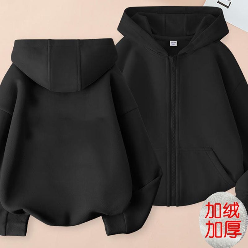 Hooded Sweater Girl'S Zipper Sweater Kapibala Capybara Children'S Coat Cardigan - Image 1