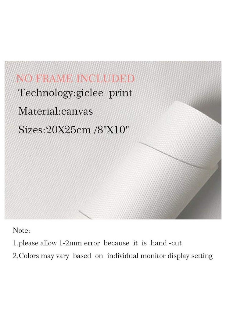 كابتن تيك Dinosaur Outer Space Art Print, Space Wall Posters, Planet Rocket UFO Painting for Nursery Kids Bedroom Classroom Decor Baby Kids Room Decorations,Set of 4 (8X10inch,Unframed) - Image 5