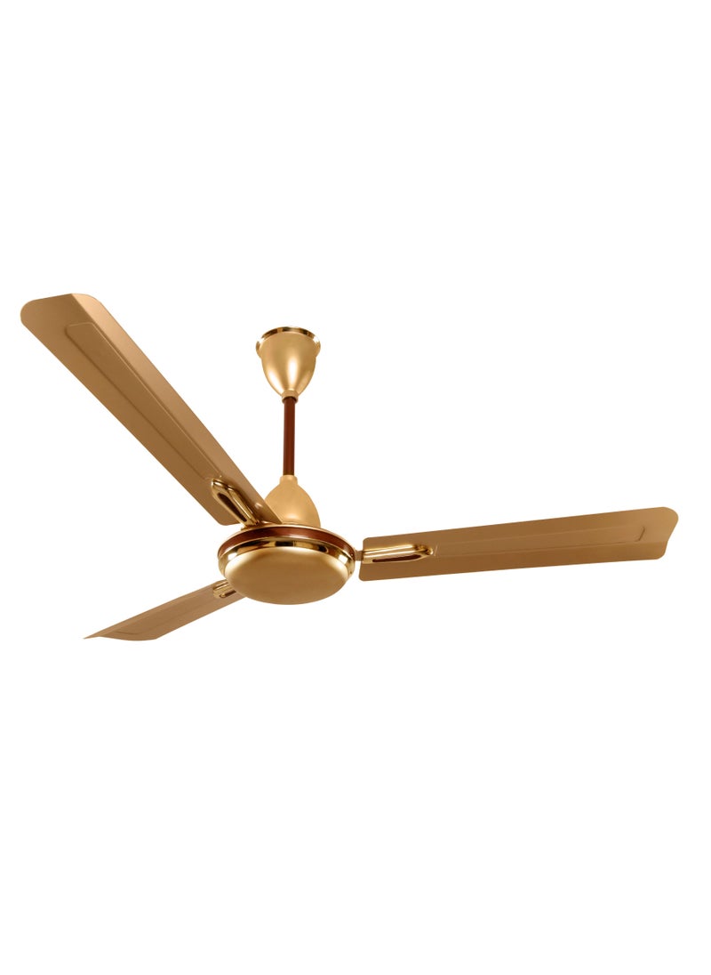 Orient Electric Orient Electric Quasar Ornamental 56 inch Golden Chocolate Ceiling Fan 