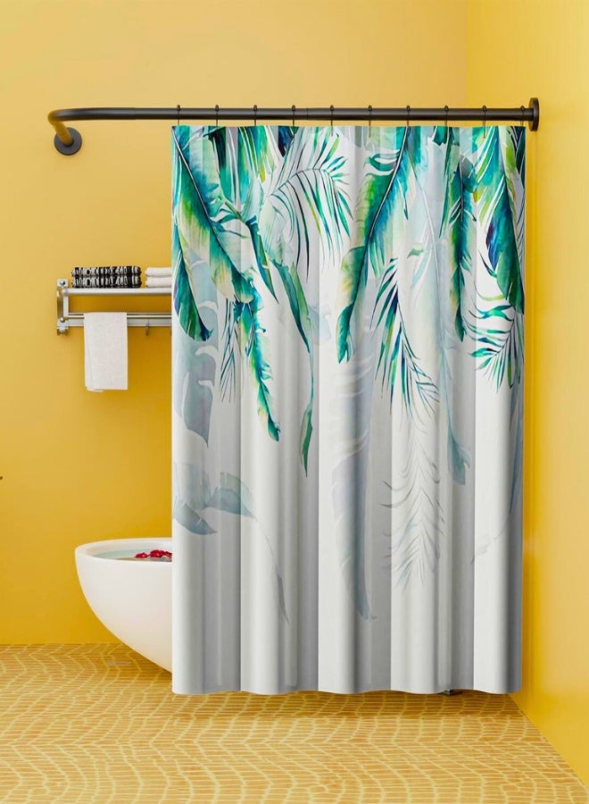 Chase Up Stretchable 304 Stainless L Shaped Bathroom Bathtub Corner Shower Curtain Rod Rack (Black :60-133 x 60-133 cm) - Image 3