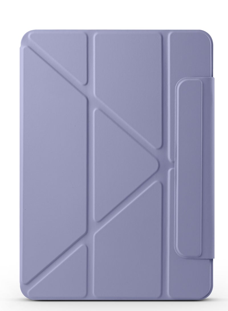 magnatic Case Compatible with iPad Air 13 inch (2024) M2, [Built-in Pencil Holder] Shockproof Cover, Auto Wake/Sleep, (Winter blue) - Image 1