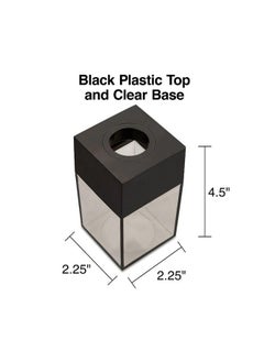 1InTheOffice Magnetic Paper Clip Dispenser Small Black 3 Pack "With 150 Clips"  - Image 4