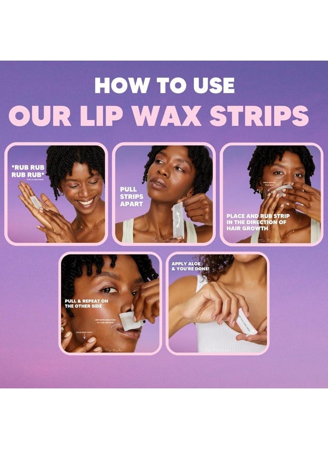 No mo-stache - O Mostache Shark Tank Hair Removal Lip Wax Strips Safe To Use For All Skin Type 24 Travel Friendly Individual Use Lip Wax Strips The Quick Easy Way Of Lip Waxing Hair Removal Skin Exfoliator - Image 1