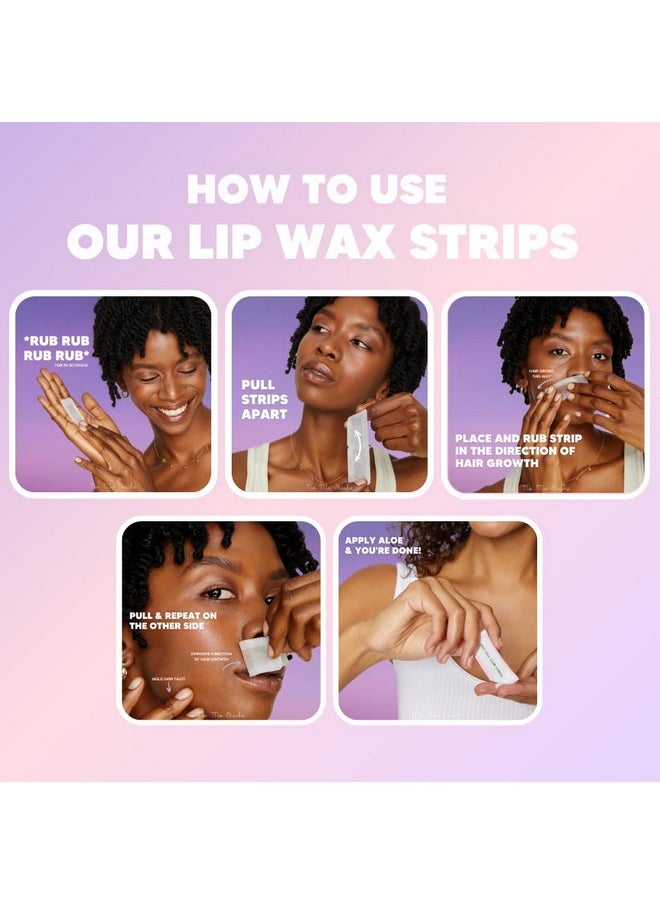 No mo-stache - O Mostache Shark Tank Hair Removal Lip Wax Strips Safe To Use For All Skin Type 24 Travel Friendly Individual Use Lip Wax Strips The Quick Easy Way Of Lip Waxing Hair Removal Skin Exfoliator - Image 1