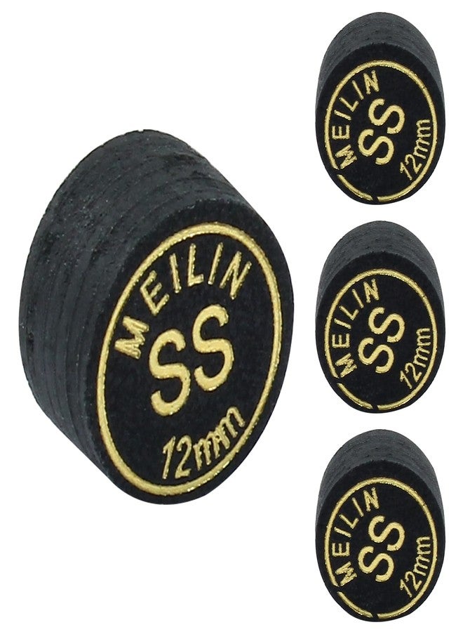 Coufce 4PCS 12mm Pool Cue Tips Super Soft How Cue Tip Billiard Accessories Suitable for Pool Cues and Snooker - Image 1