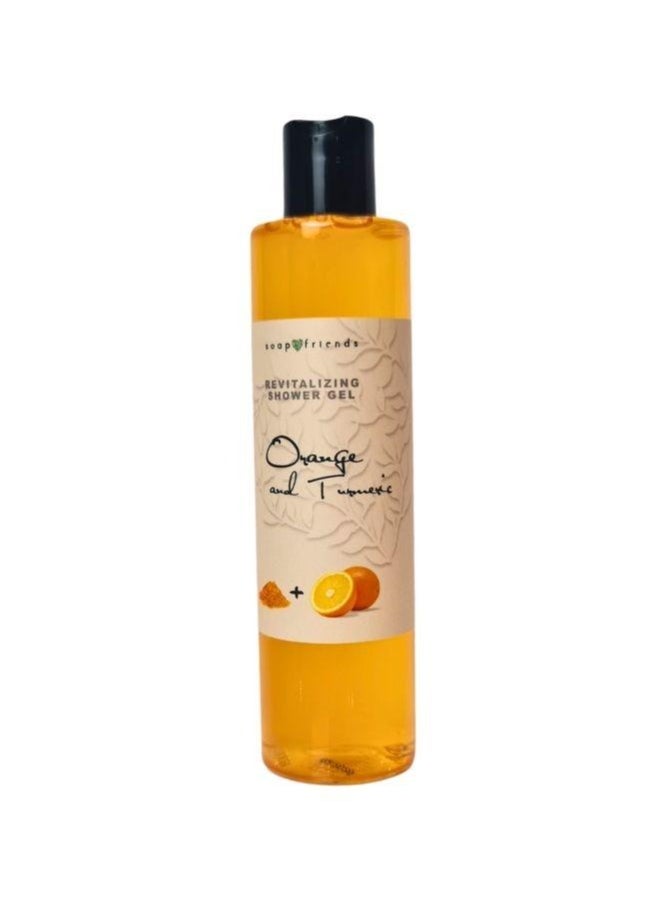 Soap&Friends Soap&Friends Orange and Turmeric Shower Gel with Moisturizing Avocado Oil – Brightening Natural Body Wash for Glowing Skin – 250 ml  - Image 2