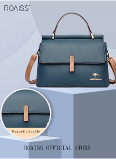 roaiss Texture Shoulder Crossbody Bag Fashion Elegant Exquisite Multi-pocket Charm High-Quality Fabric Large Capacity Handbag for Women/Mother/Girl Friend Gift  - Image 1