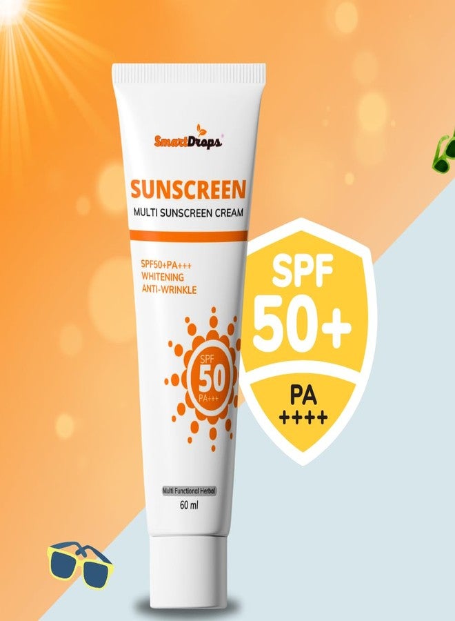 Smartdrops sunscreen SPF 50 PA+++ UTRA Tube Sunscreen 60ml - Image 2