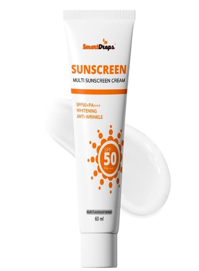 Smartdrops sunscreen SPF 50 PA+++ UTRA Tube Sunscreen 60ml - Image 1