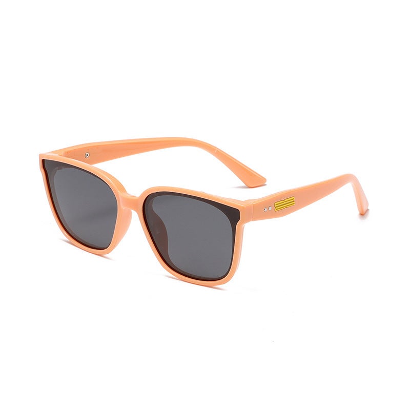 New Silicone Square Frame Children's Sunglasses for Boys and Girls, Cute and Personalized Sunglasses for Children, Street Photography Fashion Glasses Trend - Image 1