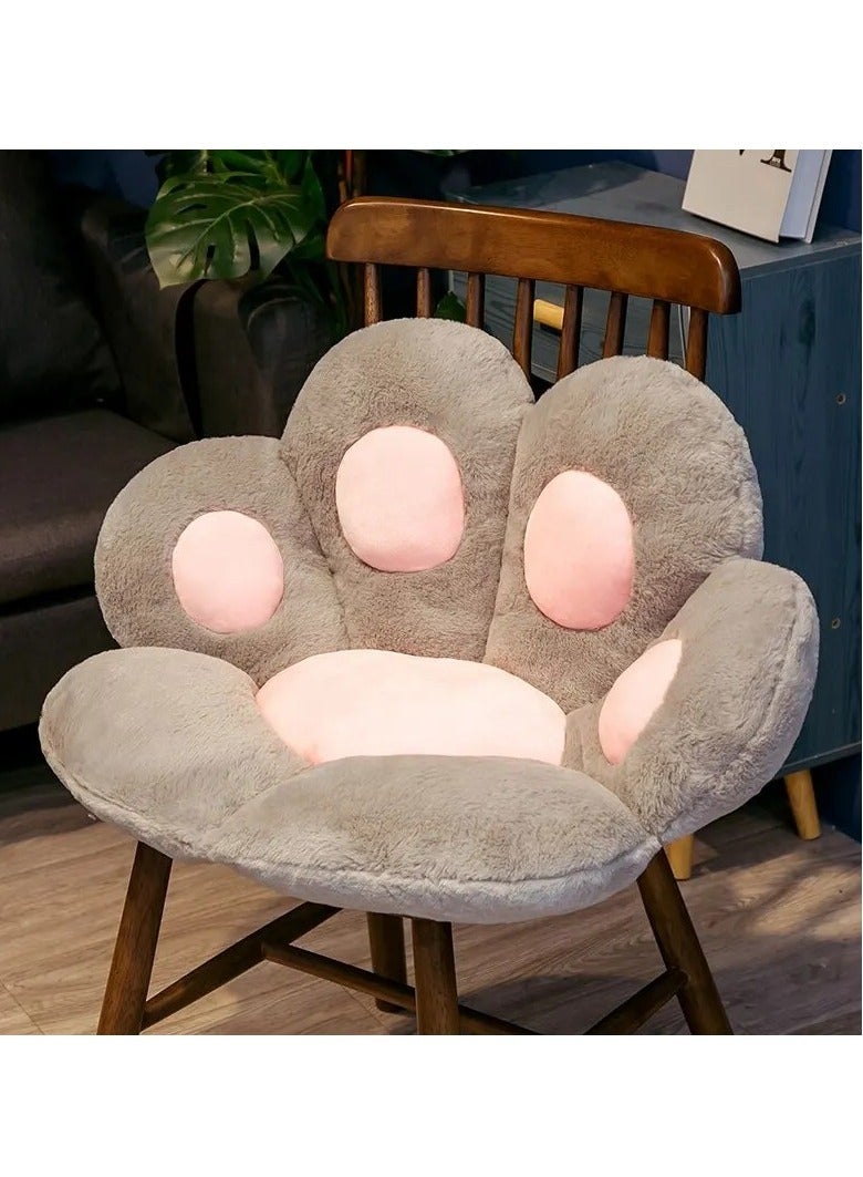 Cat Paw Cushion, Soft Lazy Sofa Kawaii Bear Paw Pillows, Durable And Comfortable Stuffed Floor Cushion, Easy To Clean Long Lasting Chair Cushion For Home And Office, (1pc, Pink)