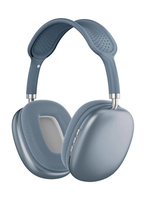 P9 Wireless Bluetooth Headphones Physical Noise Reduction Headphones Stereo Sound for Phone PC Gaming Headset (BLUE)