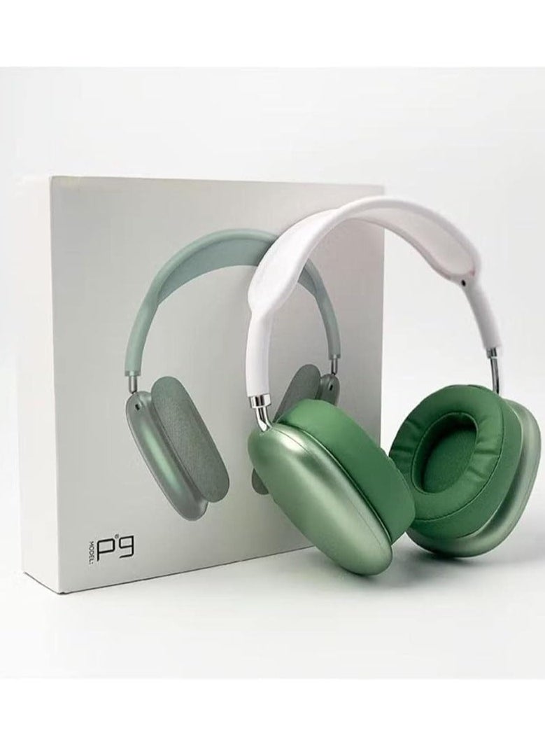 LIMITLESS P9 Wireless Bluetooth Headphones Physical Noise Reduction Headphones Stereo Sound for Phone PC Gaming Headset (BLUE)  - Image 2