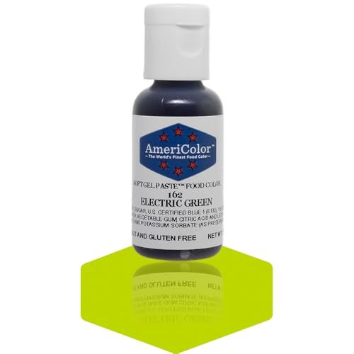 Americolor Gel Paste Food Color, Electric Green - Image 1
