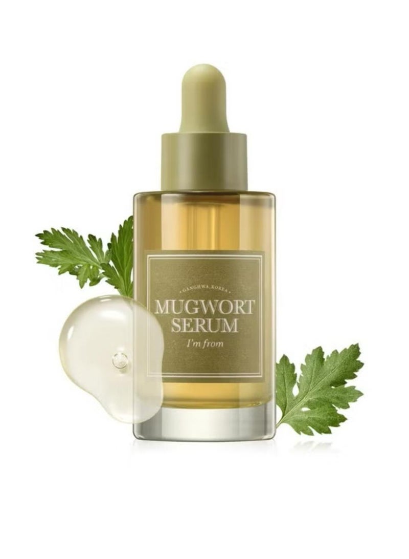 I'M FROM Mugwort Serum 57% Calming Serum For Face With 57% Korean Mugwort Extract Great For Soothing Sensitive Irritated Skin Water Gel Texture Without Stickiness 1.01 Fl.Oz / 30Ml - Image 1
