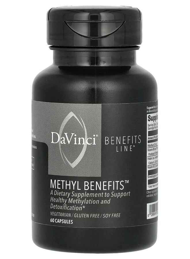 DaVinci Laboratories of Vermont Benefits Line Methyl Benefits 60 Capsules