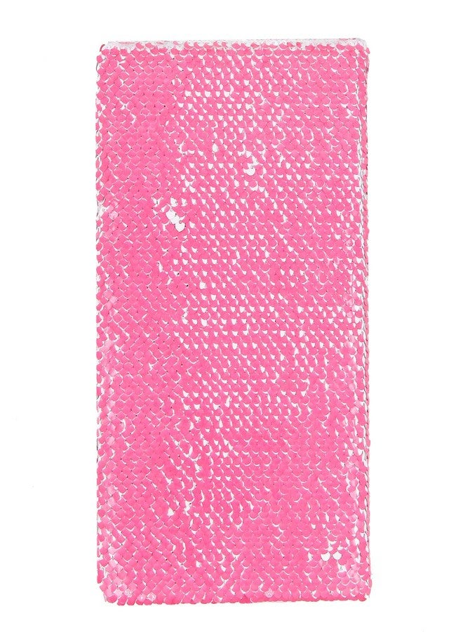Unigift Unicorn Notebook,New A5 Notebook Color Reversible Sequin Unicorn Diary Notebook Magic Sequin Journal Rainbow Notebook DIY Painting Magic Daily Journal Notebook for Kids (Rose Red) - Image 2