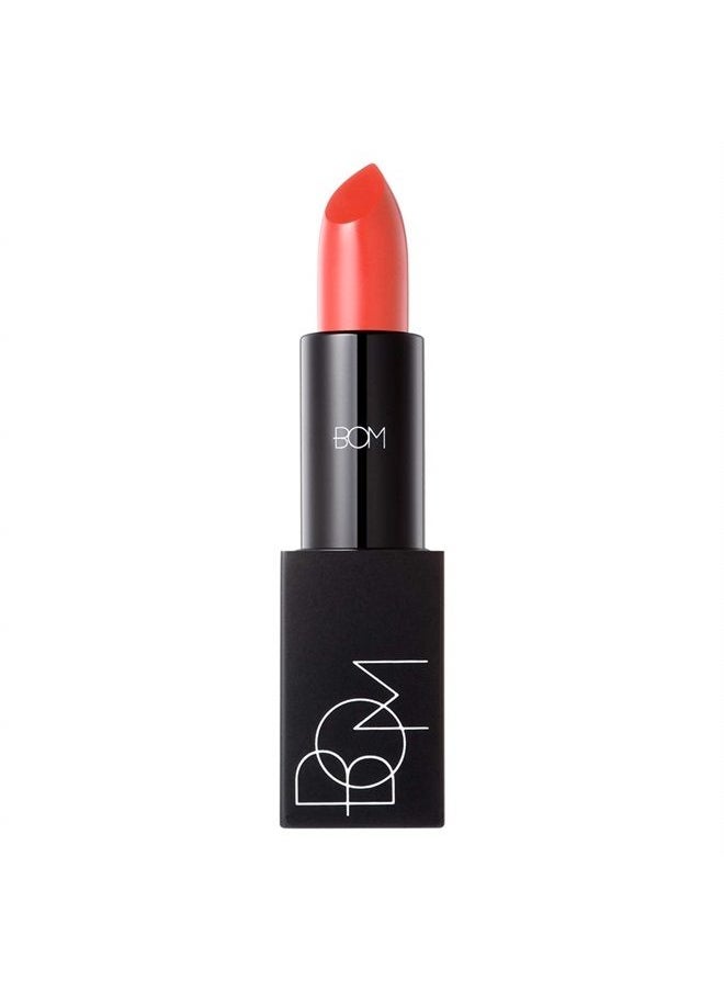 bom My Lipstick #805 Light Coral Long Lasting Strong Coral Matte Lipstick Velvet Texture 