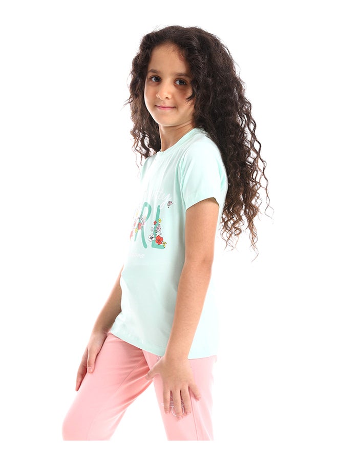 DIADORA - Girls Cotton Printed T-Shirt - Image 1