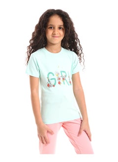 Girls Cotton Printed T-Shirt