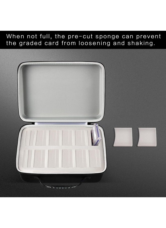Boobowl Graded Card Storage Box Compatible with 66+ BGS PSA FGS Graded Sports Trading Cards, Slab Card Case Holder Organizer for Baseball/PM/MTG with 34 Custom Impact Absorbing Foam Slots (Bag Only)  - Image 3