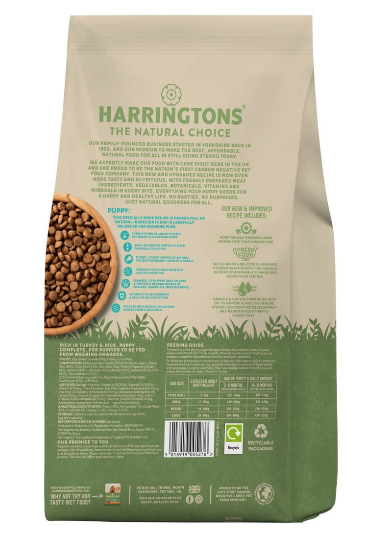 HARRINGTONS - Complete Turkey & Rice Dry Puppy Food - Image 1