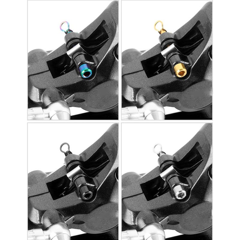 Karlak Hydrlic Disc Brake Pad Bolts TiAlloy Fixing Pin Inserts Caliper Screws Retainer Pin Circlip Bike Accessories - Image 4