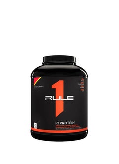 Rule1 Whey Protein Isolate Hydrolysate-Supports Muscle Recovery and Muscle Growth-Strawberry Banana Flavor-4.99 lbs