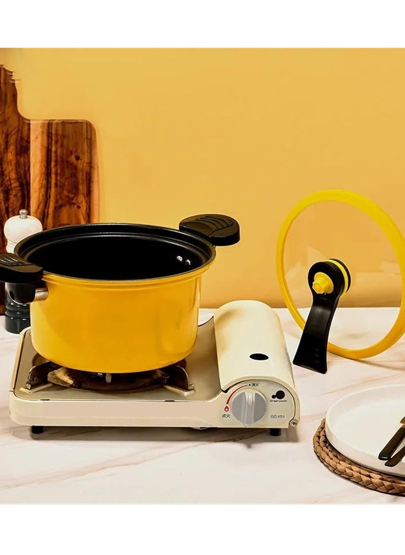 3.5Liters Multifunctional small pressure cooker non-stick quick soup MEDIUM Size 22 Cm -3.5Liters Multicolour