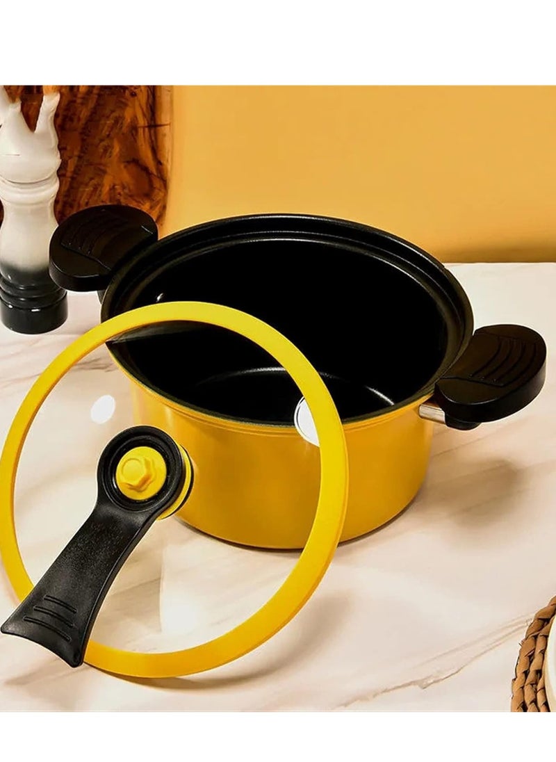 3.5Liters Multifunctional small pressure cooker non-stick quick soup MEDIUM Size 22 Cm -3.5Liters Multicolour